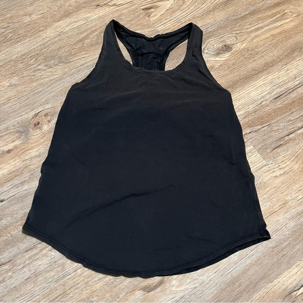 lululemon athletica Black Racerback Tank Top